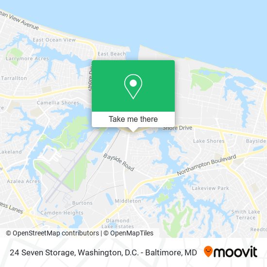 24 Seven Storage map