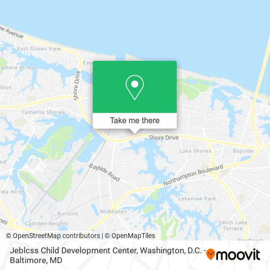 Mapa de Jeblcss Child Development Center