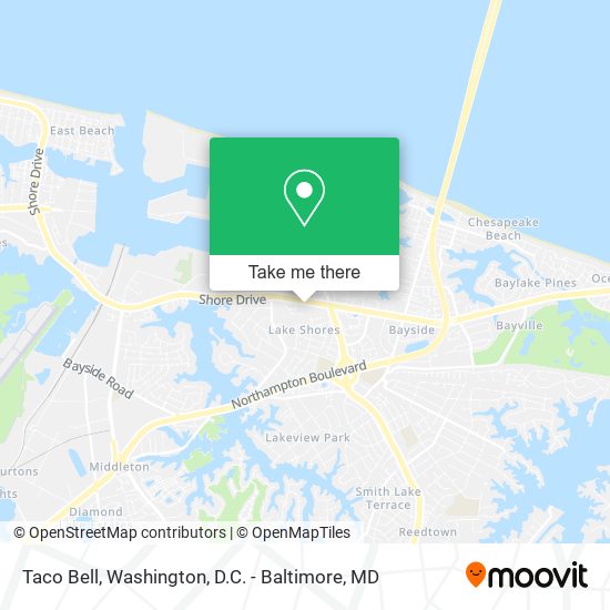 Taco Bell map