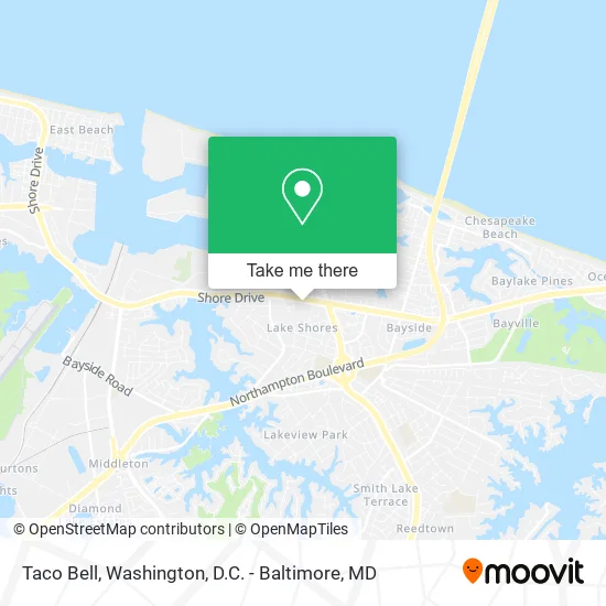 Mapa de Taco Bell