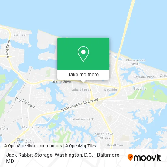 Jack Rabbit Storage map