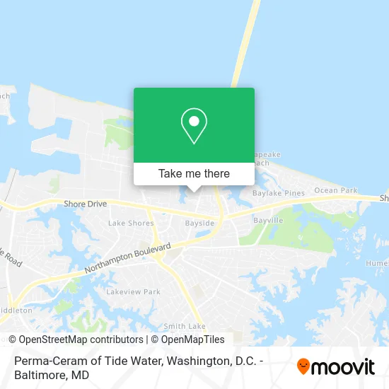 Perma-Ceram of Tide Water map