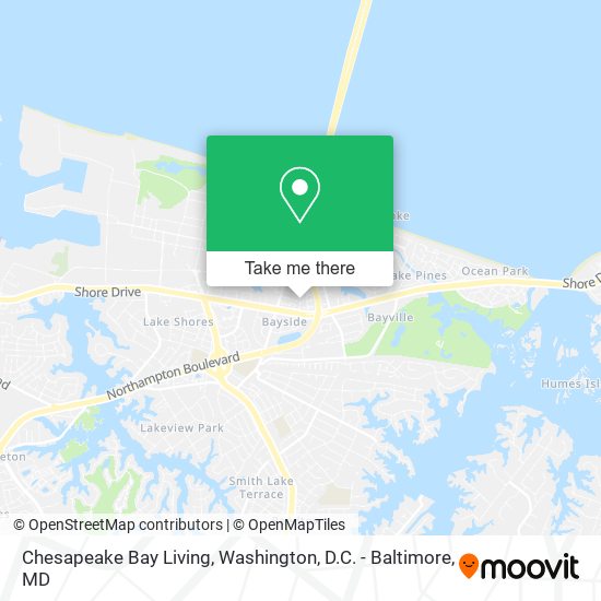 Mapa de Chesapeake Bay Living