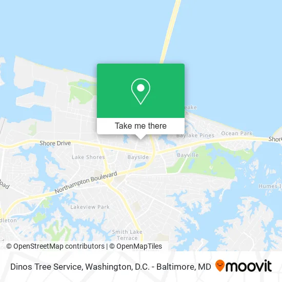 Dinos Tree Service map