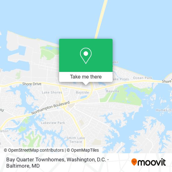 Mapa de Bay Quarter Townhomes