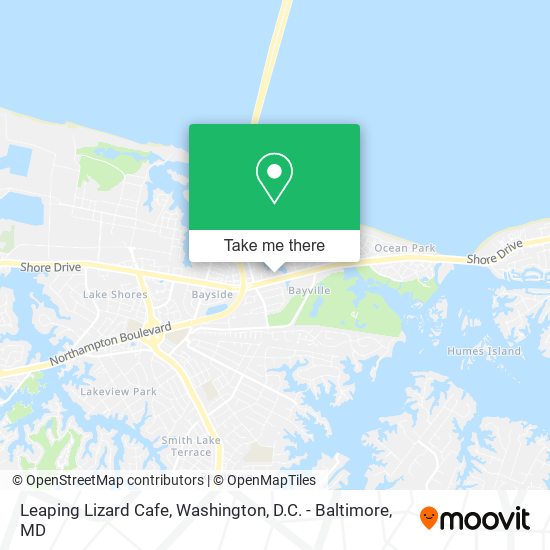 Leaping Lizard Cafe map