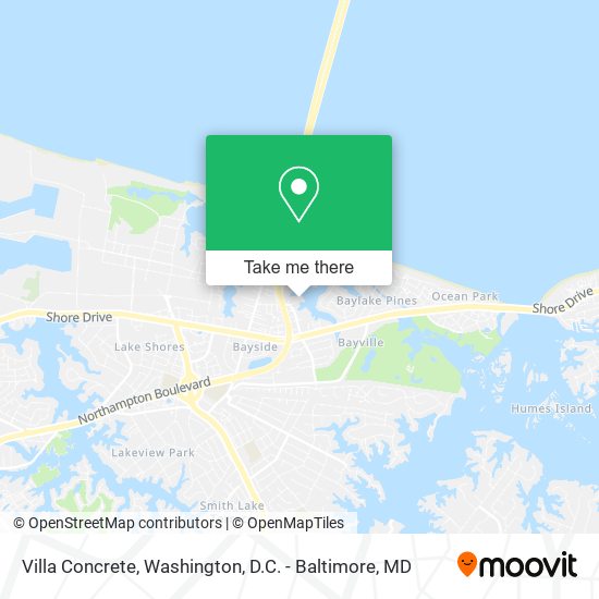 Villa Concrete map