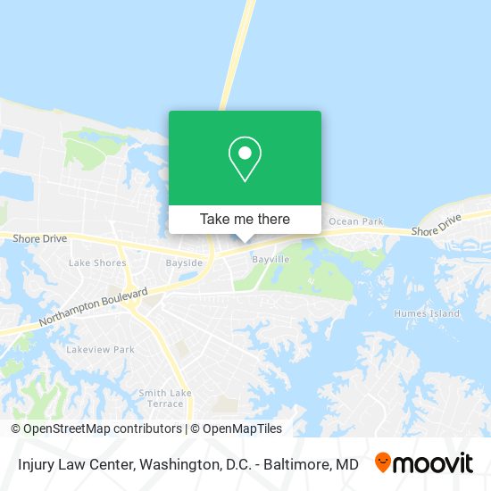 Injury Law Center map