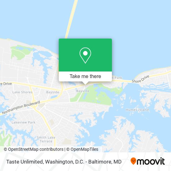 Taste Unlimited map