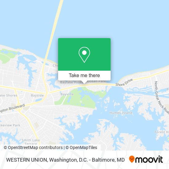 WESTERN UNION map