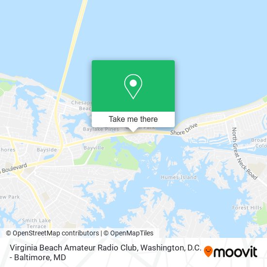 Virginia Beach Amateur Radio Club map