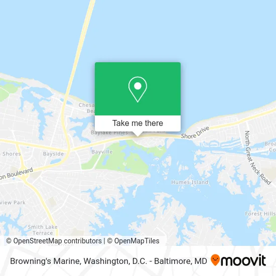 Browning's Marine map