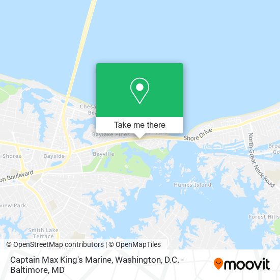 Captain Max King's Marine map