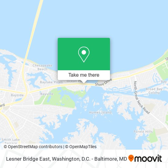 Mapa de Lesner Bridge East