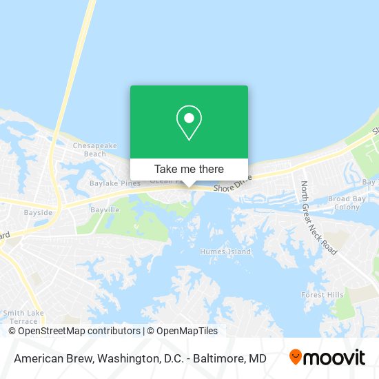 American Brew map