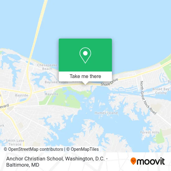 Anchor Christian School map