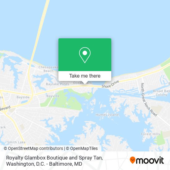 Royalty Glambox Boutique and Spray Tan map