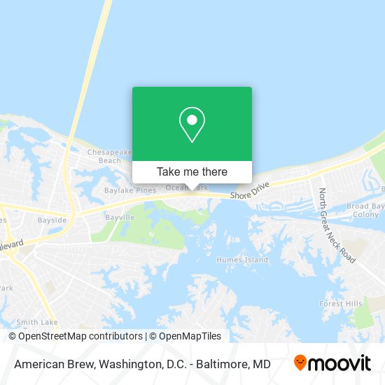 Mapa de American Brew