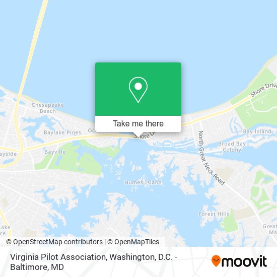 Virginia Pilot Association map