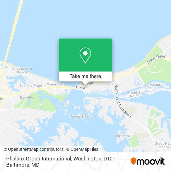 Mapa de Phalanx Group International