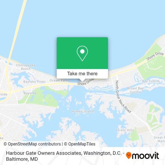Harbour Gate Owners Associates map