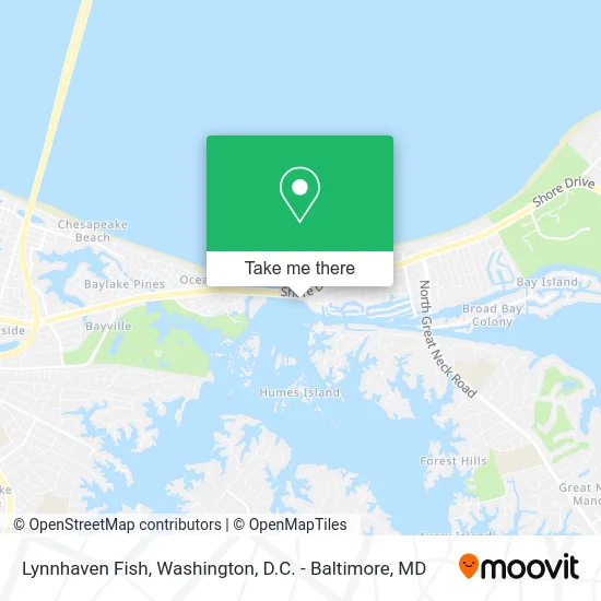Lynnhaven Fish map