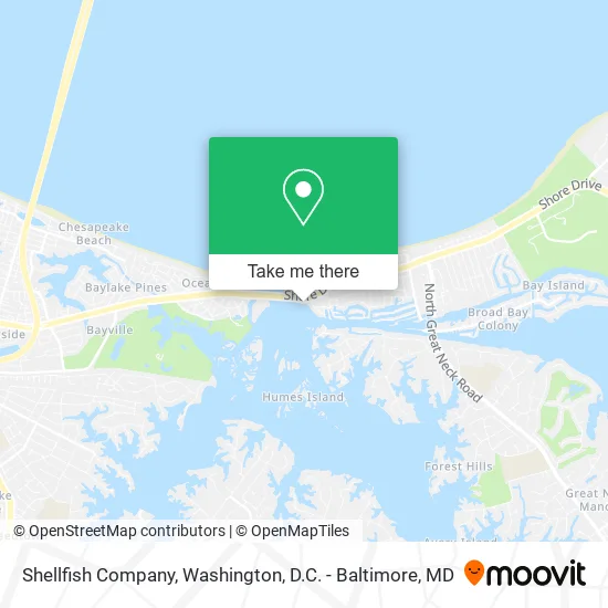 Shellfish Company map