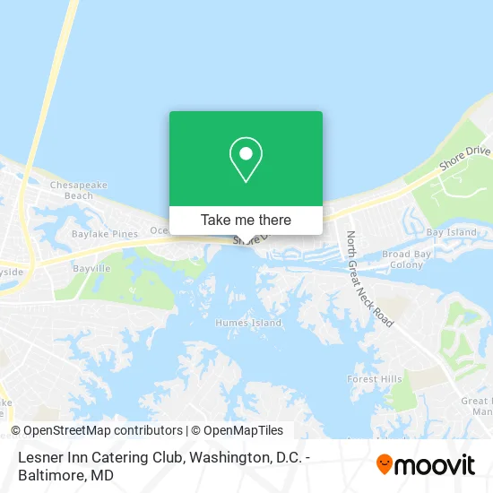 Lesner Inn Catering Club map