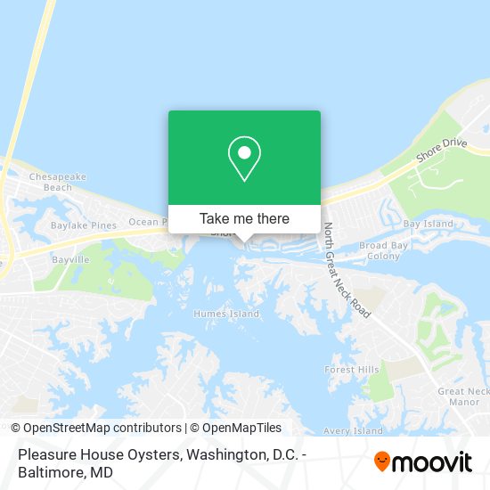 Pleasure House Oysters map