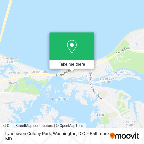 Lynnhaven Colony Park map
