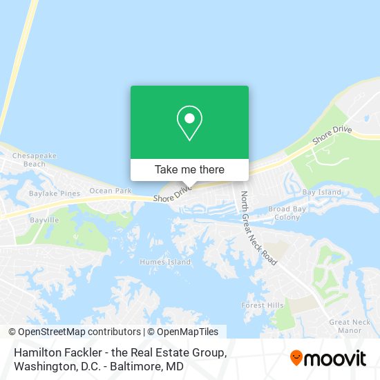 Hamilton Fackler - the Real Estate Group map
