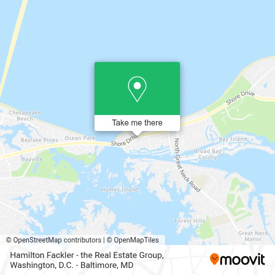 Hamilton Fackler - the Real Estate Group map