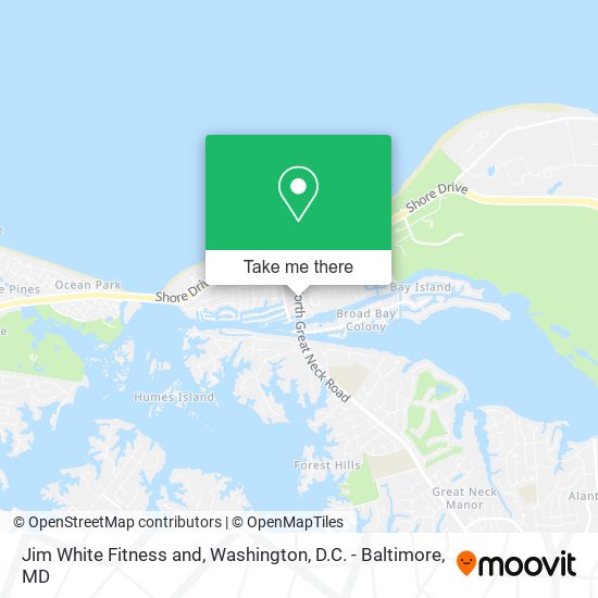 Mapa de Jim White Fitness and