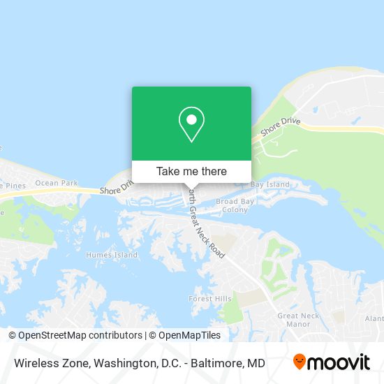 Mapa de Wireless Zone