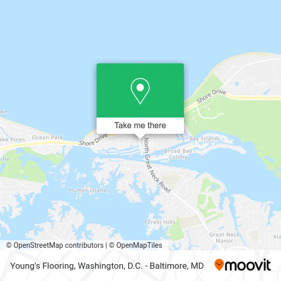 Young's Flooring map