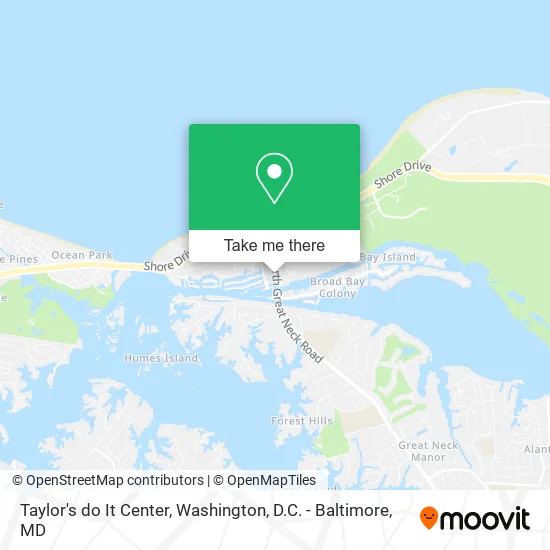 Taylor's do It Center map