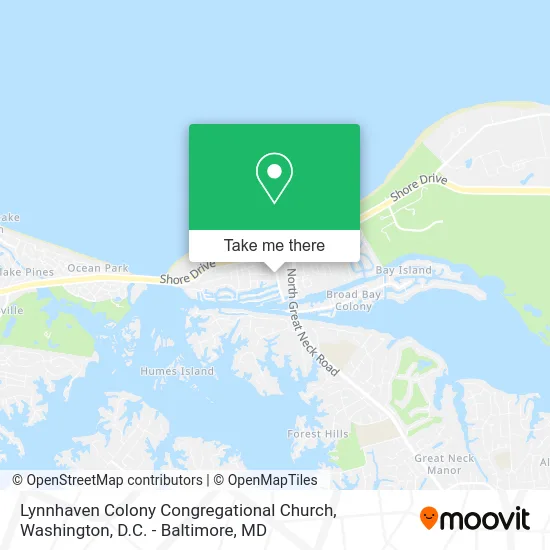 Lynnhaven Colony Congregational Church map