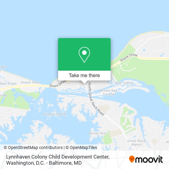 Mapa de Lynnhaven Colony Child Development Center