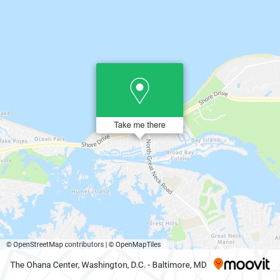 The Ohana Center map