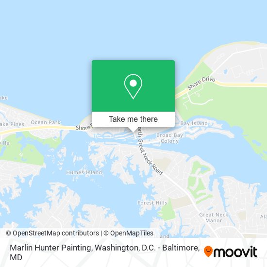 Marlin Hunter Painting map