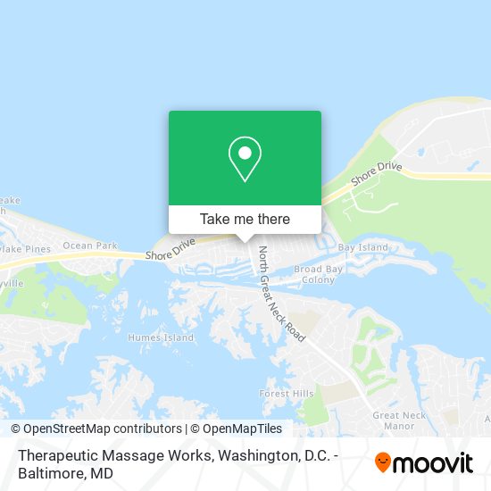Therapeutic Massage Works map