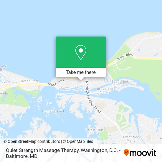 Quiet Strength Massage Therapy map