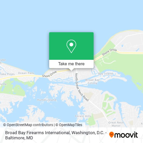 Broad Bay Firearms International map