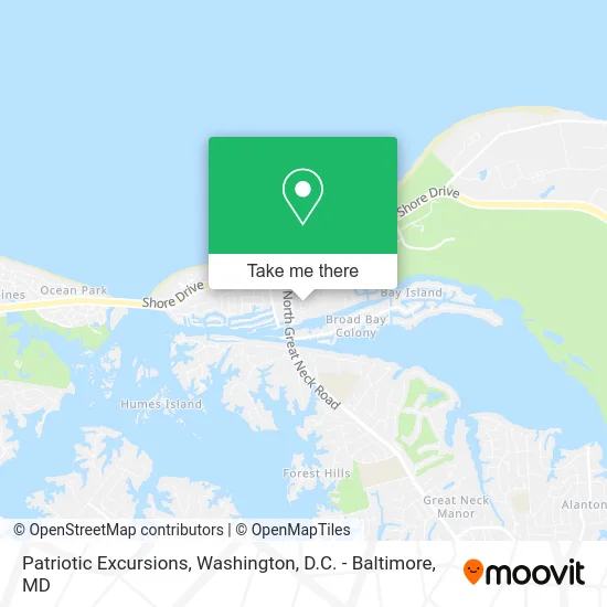 Patriotic Excursions map