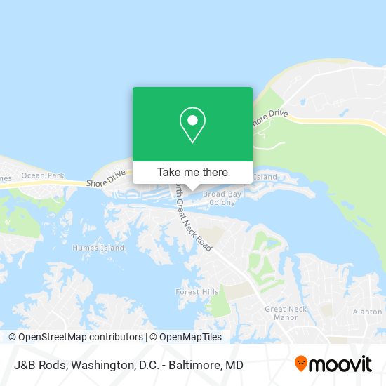 J&B Rods map