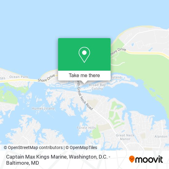 Captain Max Kings Marine map