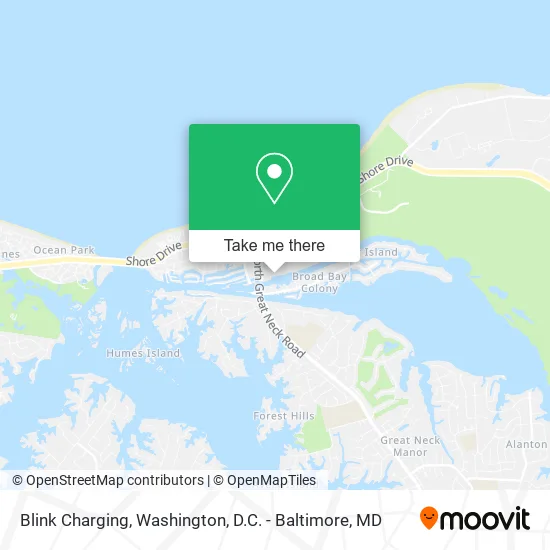 Blink Charging map