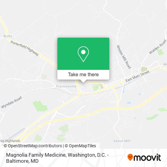 Mapa de Magnolia Family Medicine