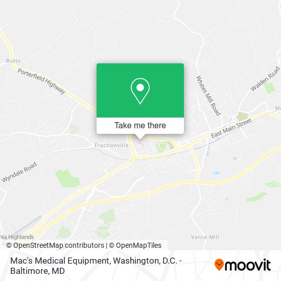 Mac's Medical Equipment map