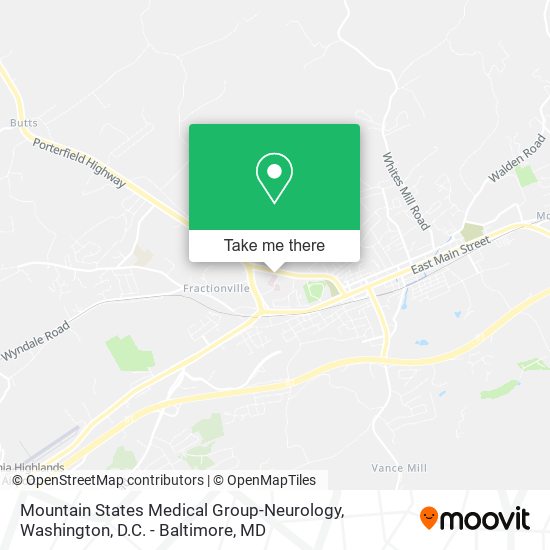 Mapa de Mountain States Medical Group-Neurology